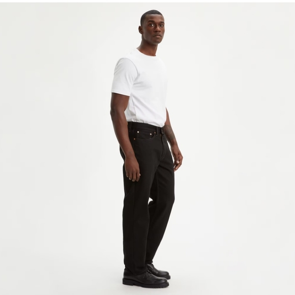LEVI'S 33x30 550 Relaxed-fit Denim Jeans in black W-661 - Picture 3 of 9